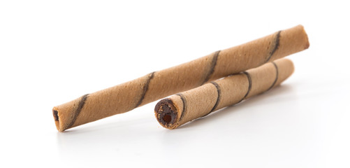 wafer stick on white background