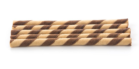 wafer stick on white background