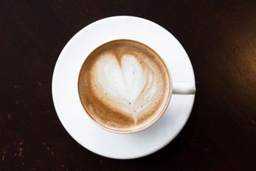 A Latte Coffee art