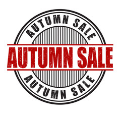 Autumn sale stamp