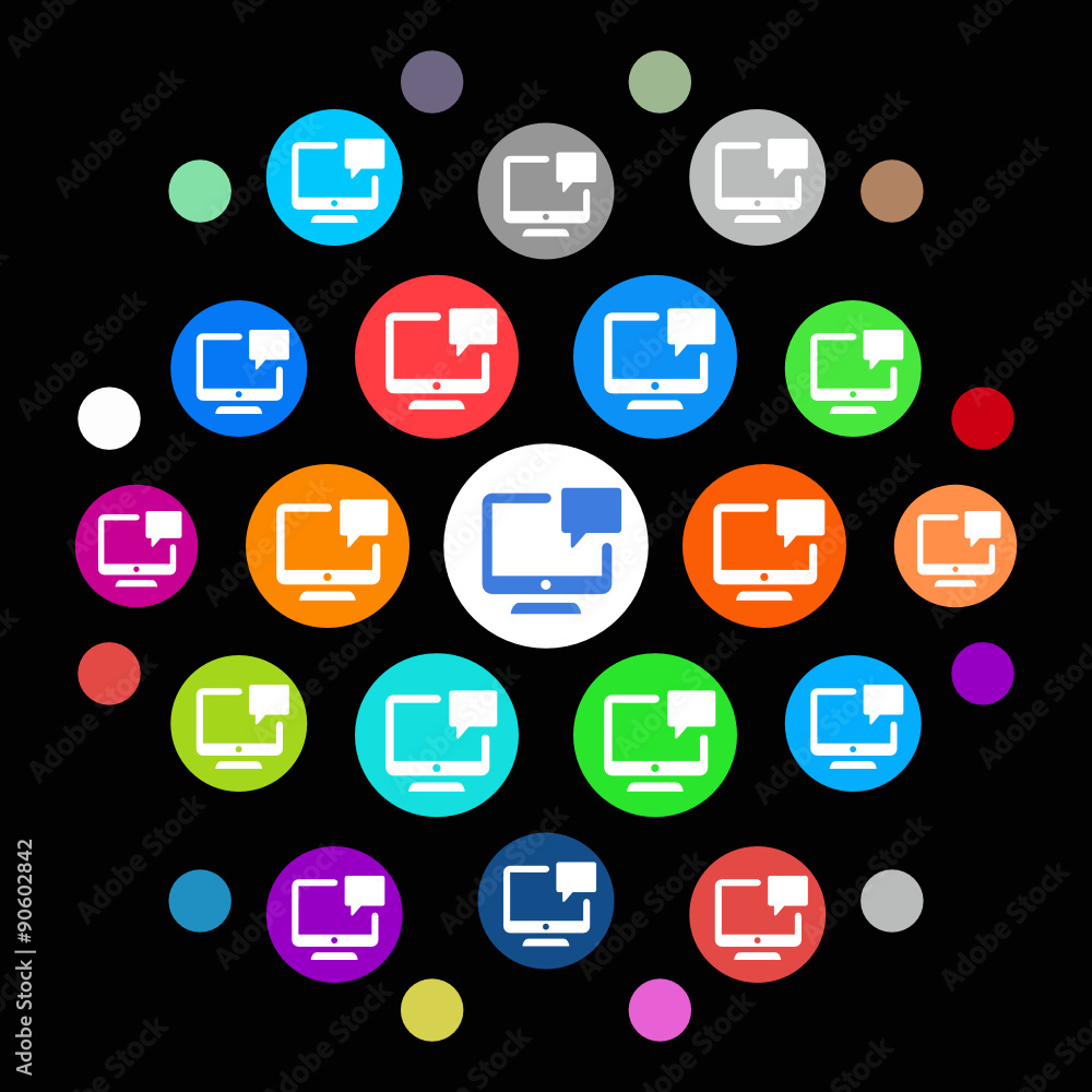 Sticker modern app icon