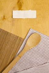 Traditional wooden spoon