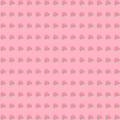 classic wallpaper vintage flower pattern on pink background