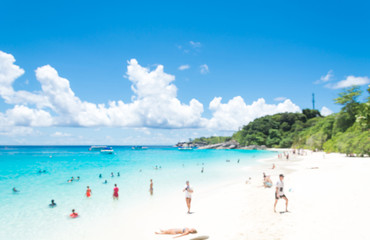 PHANGNGA THAILAND , May 2015 ,Koh Similan No.8 Island with Saili