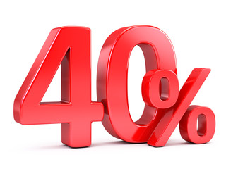 forty percents doscount