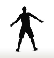 basketball player silhouette