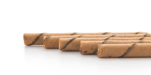 wafer stick on white background