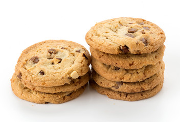 milk chocolate toffee almond cookies