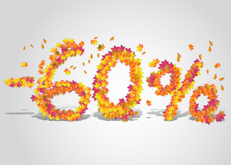 Vector autumn discount price