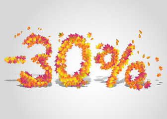 Vector autumn discount price