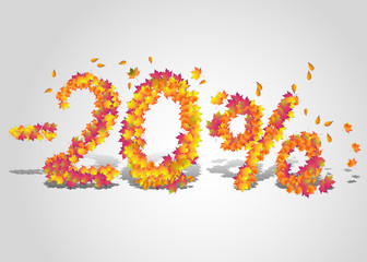 Vector autumn discount price