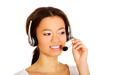 African call center operator