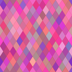 Vector seamless pattern with rhombs. Abstract bright pink and purple texture. Geometrical background. Monochrome backdrop.