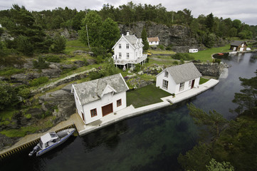 Naklejka premium Norwegian countryside