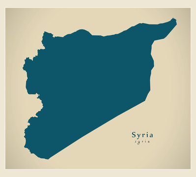 Modern Map - Syria SY
