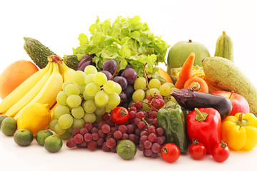 おいしそうな野菜と果物