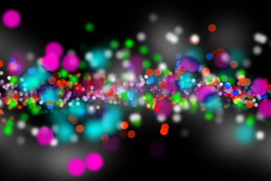 Color bokeh Background Light