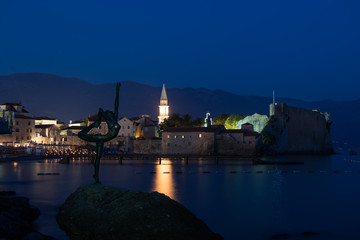 Fototapeta premium Budva dancer sculpture, Budva, Montenegro