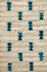 Tiled background with oriental ornaments