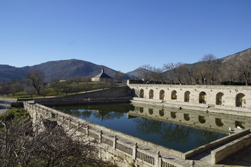 Fototapeta na wymiar lago San Lorenzo de el Escorial