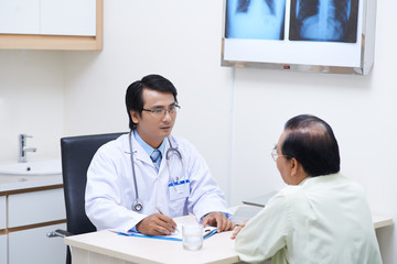 Consultation with doctor