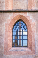 Fototapeta na wymiar Pollenzo-Bra: Castle detail. Color image