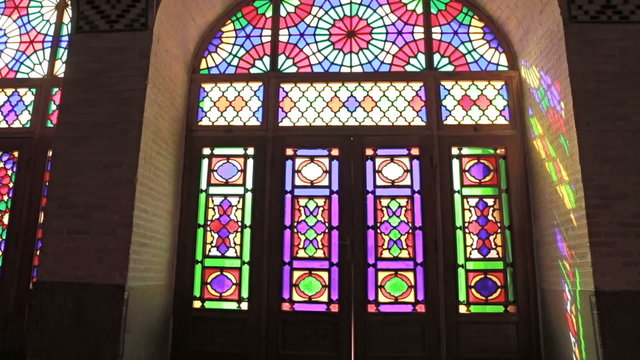 Nasir Al-Mulk Mosque windows