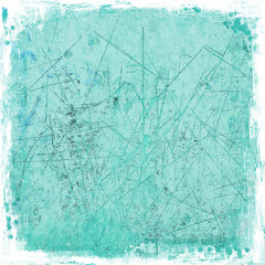 Grunge scratched blue background