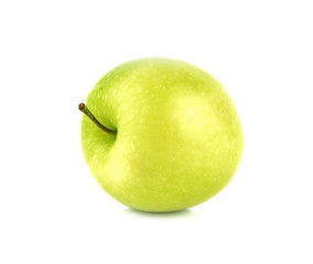 Fresh apple green  isolated white background