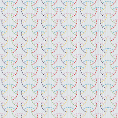Abstract japanese needlework. Sashiko. Seamless texture.