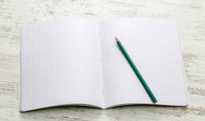 Notebook with Squares