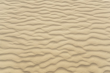 Beach sand waves close up
