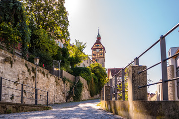 Weg zum Josenturm Schwäbisch Hall