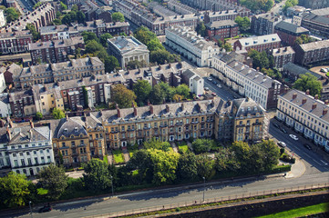 Fototapeta na wymiar Aerial of Liverpool