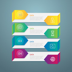 Infographic design template and marketing icons, Business concep