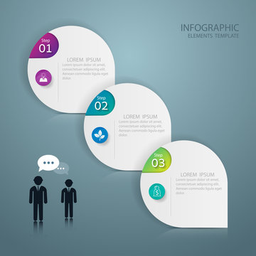 Infographic design template and marketing icons, Business concep