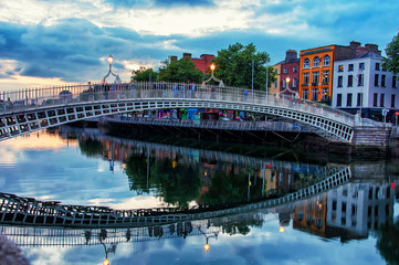 Obraz premium Most w Dublinie
