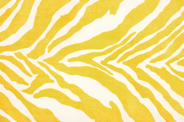 Yellow and white zebra pattern. Striped animal print as background. - 90621637