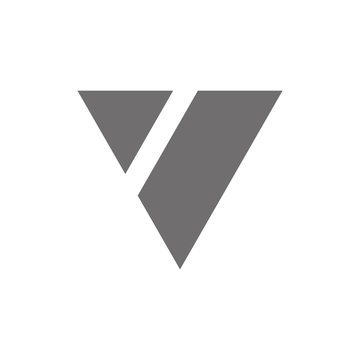 Letter V Logo Concept Icon. Vector