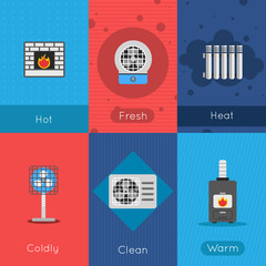 Heating And Cooling Poster