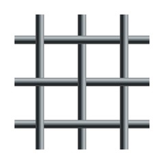 Wire mesh, metal rebar, vector illustration