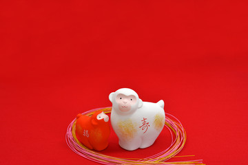 干支の置物　申