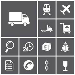 Logistics icons