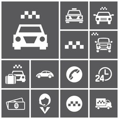 Taxi icons