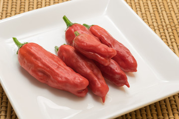 赤いシシトウガラシ