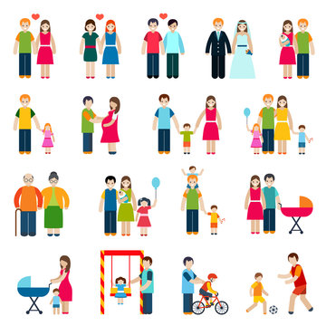 Family Figures Icons