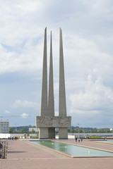 Fototapeta premium Memorial to Soviet soldiers, partisans and underground fighters