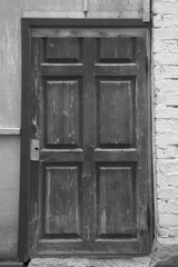 Old wooden door.