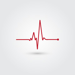 Heartbeat vector illustration - 90625646