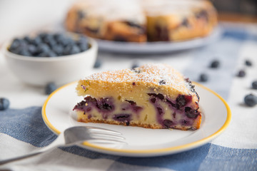 Heidelbeer Vanille Kuchen